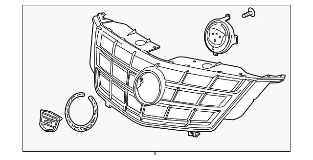 22887937 Деталь UPPER GRILLE