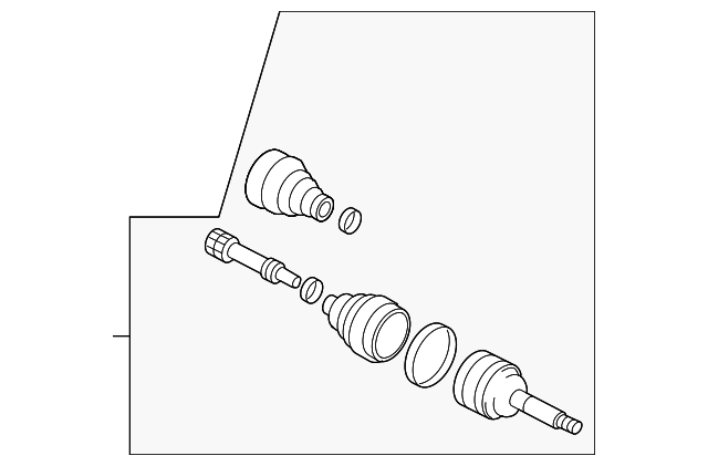 43460-69215 Деталь OUTER JOINT ASSY, LEFT