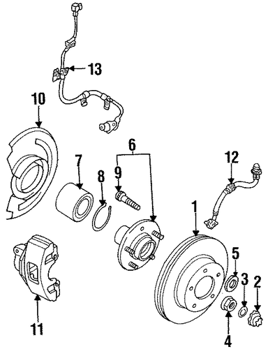 Quest FRONT BRAKES