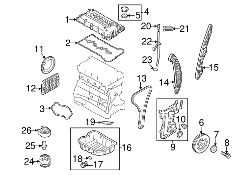 Sportage ENGINE PARTS