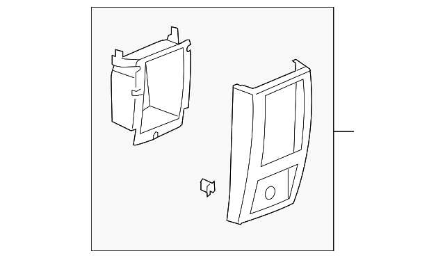 25762845 Деталь REAR TRIM PANEL