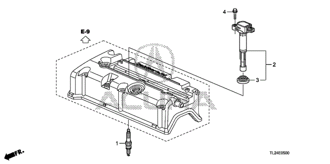 TSX SEDAN PLUG HOLE COIL - PLUG