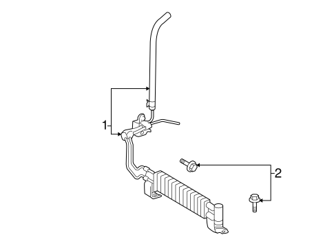 LX570 POWER STEERING OIL COOLER