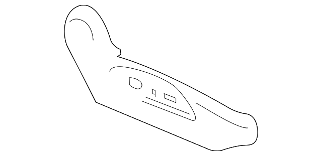 873301ME0A RECLINE COVER, RIGHT