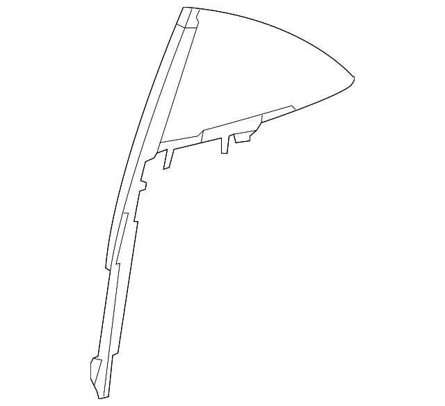 218-730-23-00 Деталь FIXED GLASS, LEFT