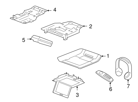 Escalade ENTERTAINMENT SYSTEM COMPONENTS