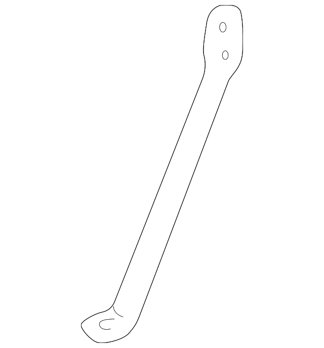 15008257 Деталь BUMPER BRACE, RIGHT