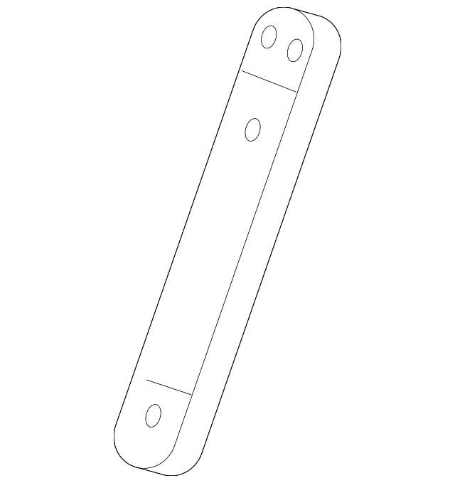 F81Z-17752-AB Деталь BUMPER BRACE, LEFT