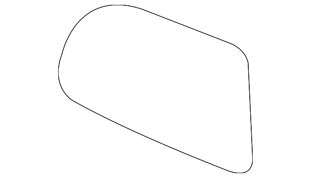 87611-1D100 Деталь MIRROR GLASS, LEFT