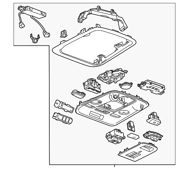 23185641 OVERHEAD CONSOLE
