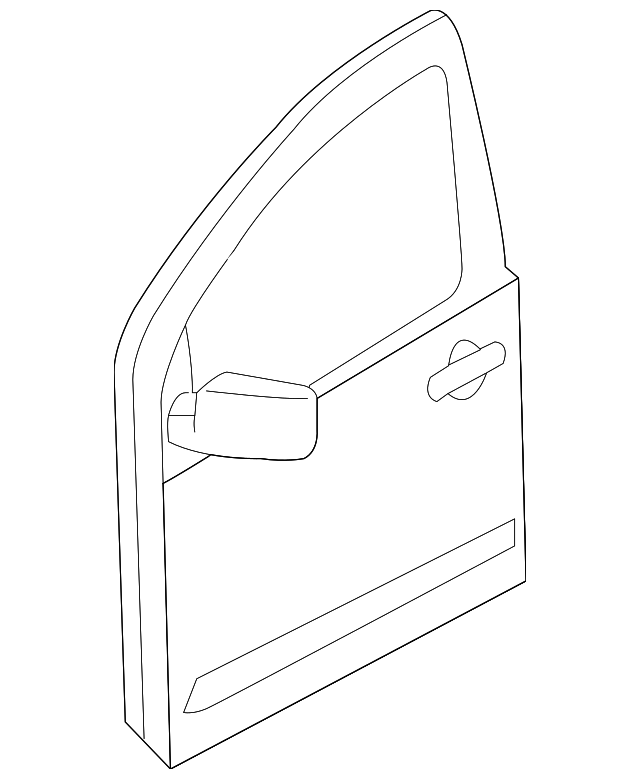 H0100ZQ5MA Деталь DOOR SHELL, RIGHT
