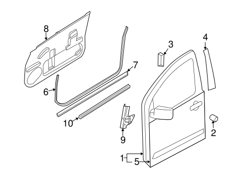 QX56 DOOR & COMPONENTS