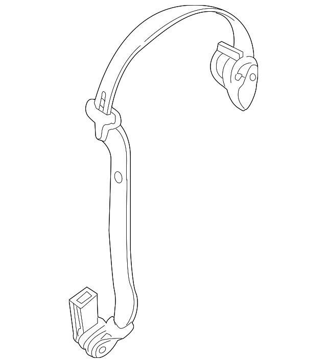72-11-7-161-648 CENTER SEAT BELT