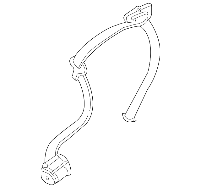 72-11-7-161-848 REAR BELT ASSY, RIGHT
