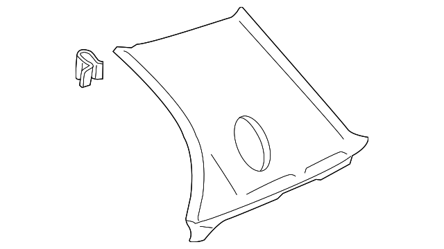 7625085Z00 Деталь UPPER QTR TRIM, RIGHT
