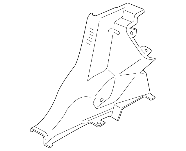 7617085Z00 Деталь LOWER QTR TRIM, RIGHT