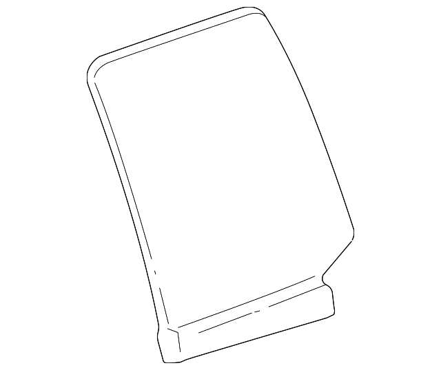 15725917 Деталь DOOR GLASS, LEFT