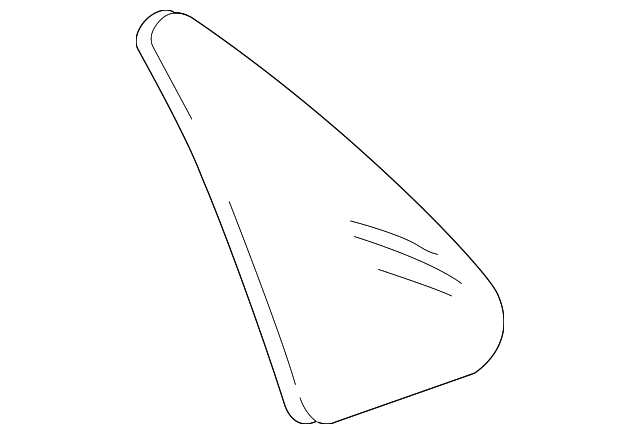15103161 Деталь FIXED GLASS, LEFT