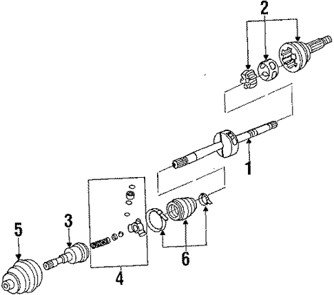 Aries AXLE SHAFT