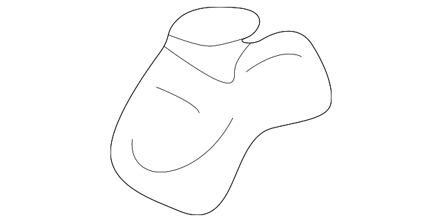 72158-47020-B0 Деталь TRACK END COVER, LEFT
