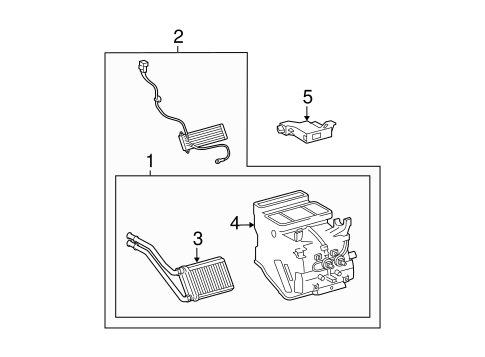 Yaris HEATER COMPONENTS