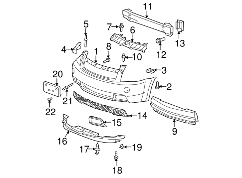 Equinox BUMPER & COMPONENTS - FRONT