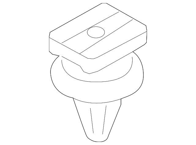 KD45-51-W24 Деталь WHEEL OPNG MLDG RETAINER CLIP, RIGHT