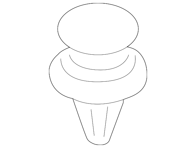 KD53-51-W24 Деталь WHEEL OPNG MLDG RETAINER CLIP, RIGHT
