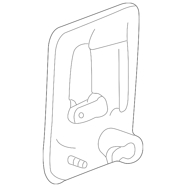 7C3Z-3622405-APPTM HANDLE, OUTSIDE, LEFT
