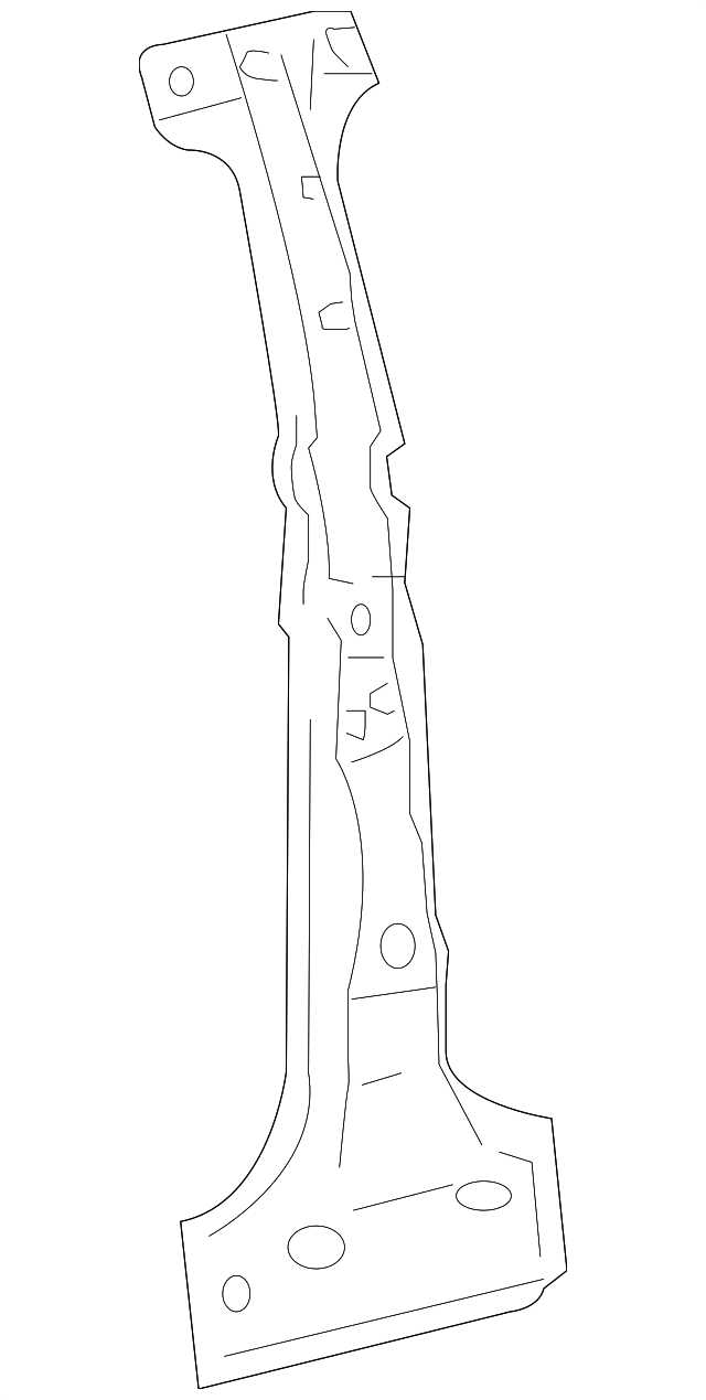 ZZCA-70-390 Деталь CENTER PLR REINF, RIGHT