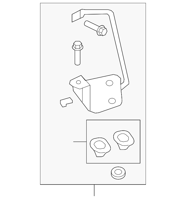 7C3Z-9647-D Деталь MOUNT BRACKET