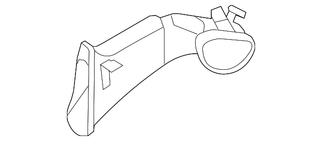8C3Z-9F843-A Деталь AIR INLET TUBE