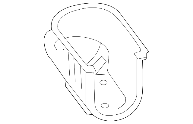 8C3Z9A600C Деталь LOWER COVER