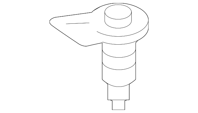 0K31N-5777ZA SEAT BELT ANCHOR, LEFT