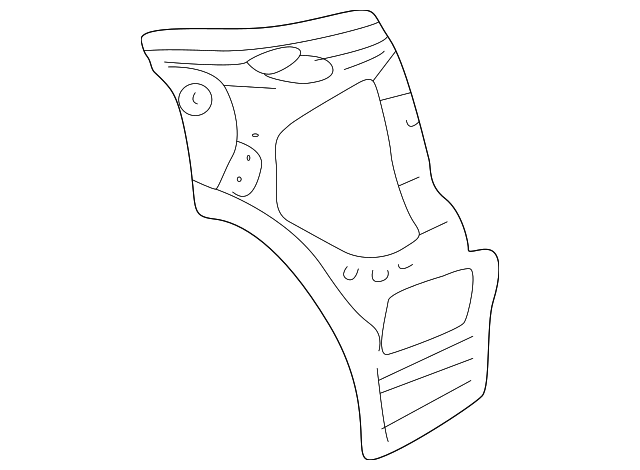 61617-20160 Деталь REAR EXTN, RIGHT