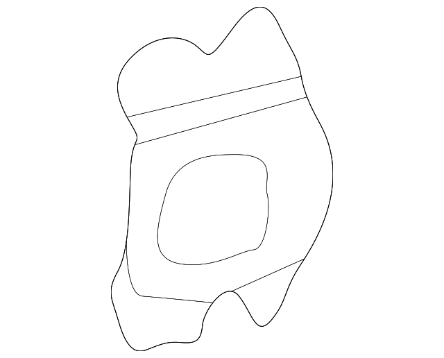 61397-20050 Деталь INNER PILLAR RETAINER, LEFT