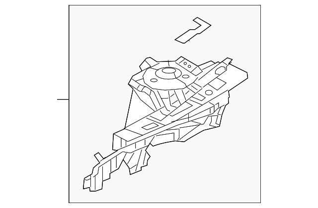 KD53-53-210C Деталь APRON ASSY, RIGHT