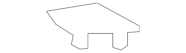 52538-0R010 BUMPER COVER RETAINER, LEFT