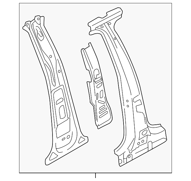 8U0-810-074-A Деталь PILLAR REINF, RIGHT