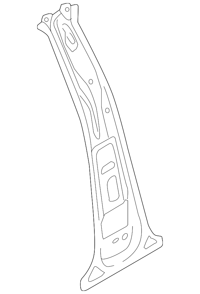 8U0-810-200 Деталь INNER PILLAR, RIGHT