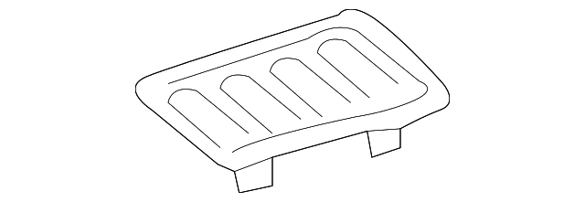 55961-78010-C0 Деталь DEFROSTER NOZZLE, LEFT