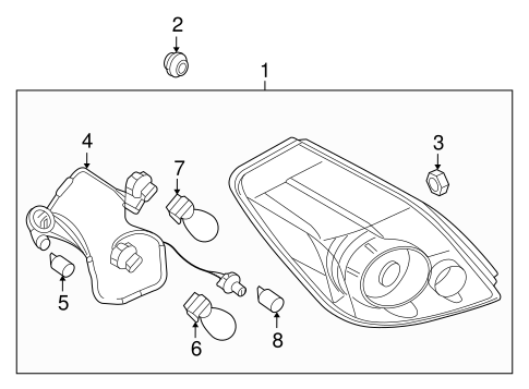 Altima BULBS - CHASSIS 5
