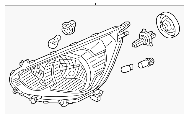 8301C694 Деталь HEADLAMP ASSY, RIGHT