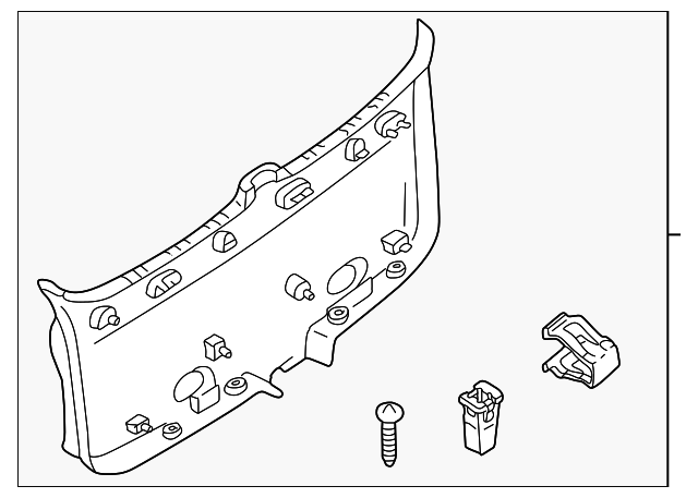 2L8Z-7846404-AAB Деталь LIFT GATE TRIM