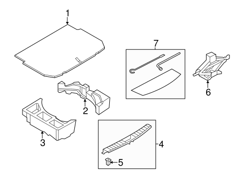 Juke INTERIOR TRIM - REAR BODY