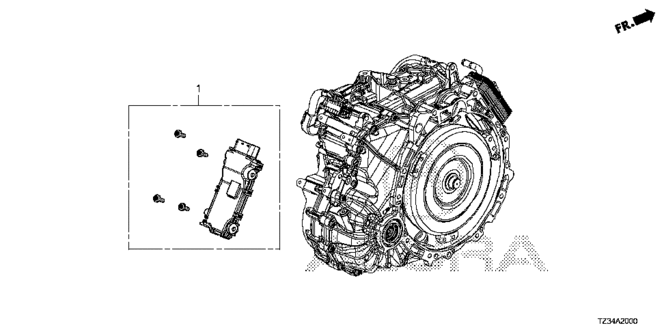 TLX AT CONTROL UNIT (TRANSMISSION)