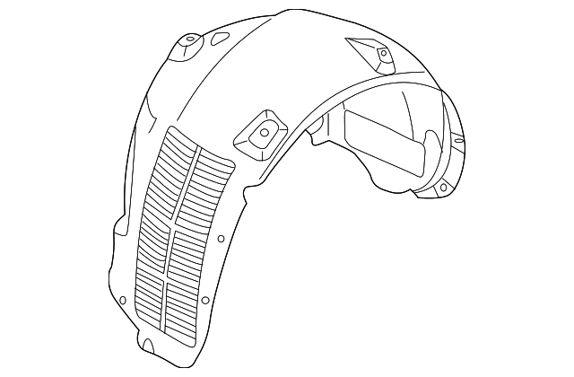420-810-172-B Деталь WHEELHOUSE LINER, RIGHT