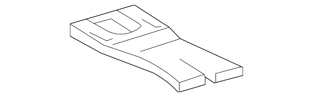 87216-60030 Деталь AIR DUCT GUIDE, LEFT