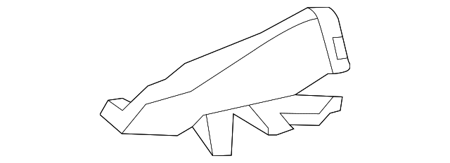 87211-60320 Деталь AIR DUCT, LEFT