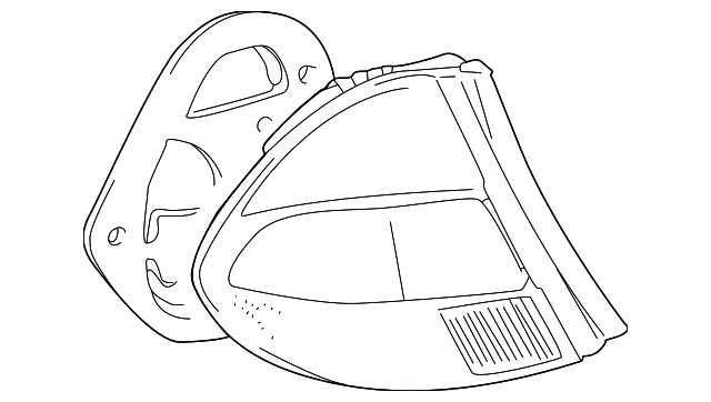 81551-47030 Деталь LENS & HOUSING, RIGHT
